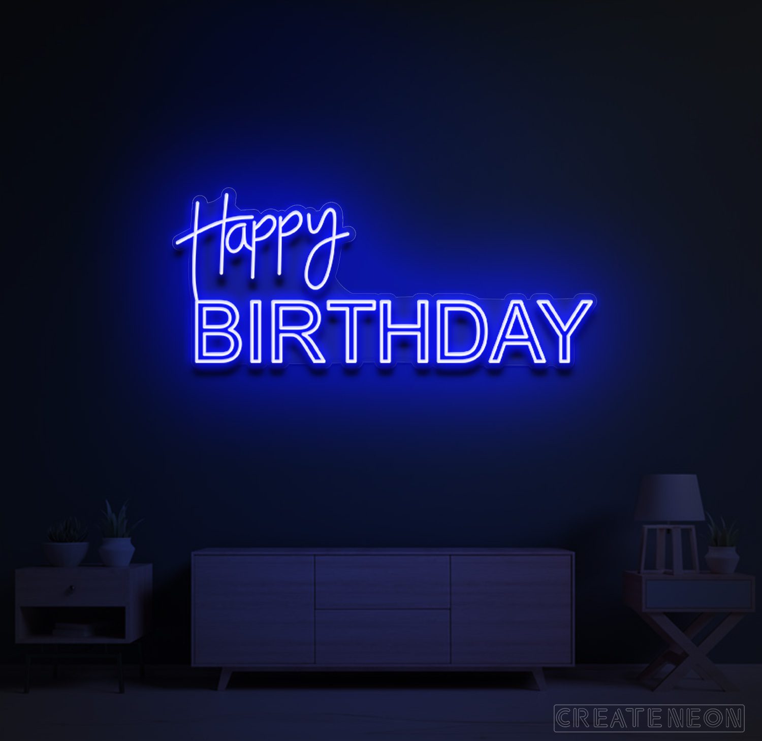 Happy Birthday Neon Sign Great Gift for Birthday Party