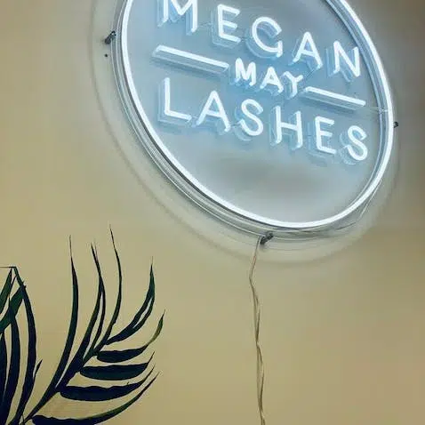 megan may lashed review custom neon signs