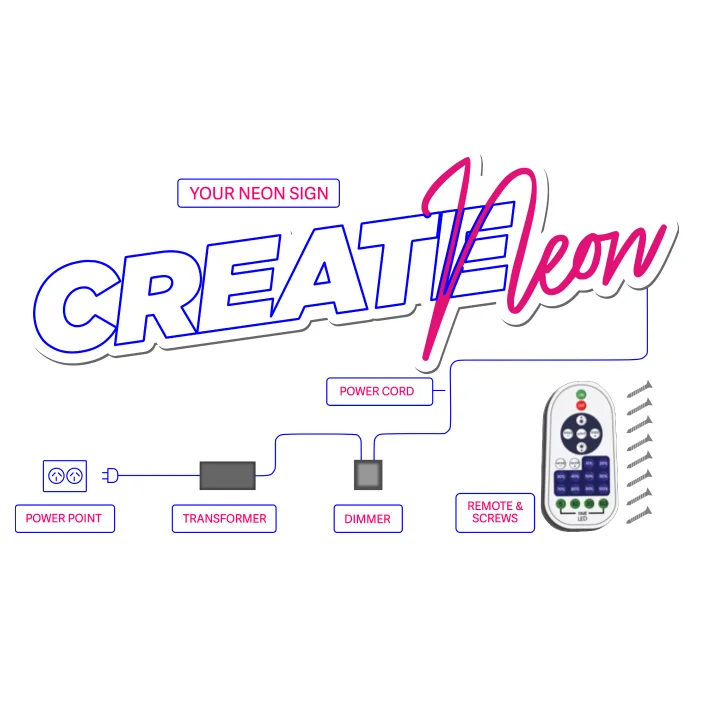 createneon prodcut includes