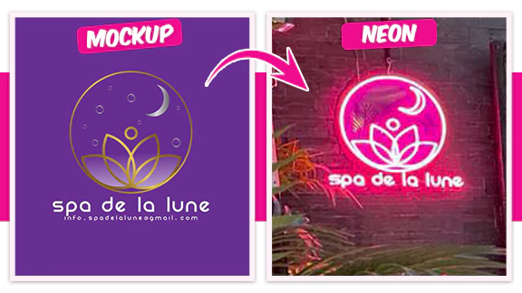 createneon convert logo into neon