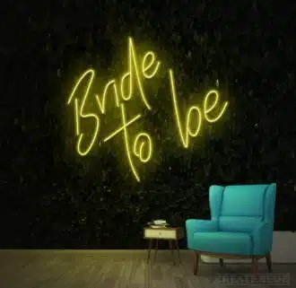 BRIDE TO BE NEON SIGN