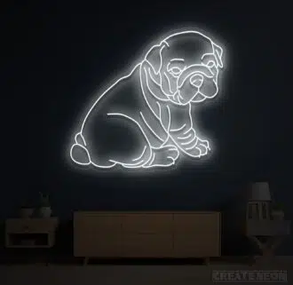 Bulldog Neon sign