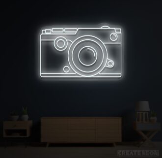 Alternative view of Camera Neon Sign