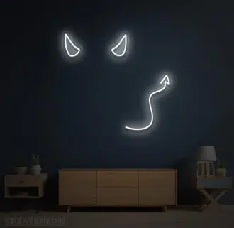 Alternative view of Devil Neon Sign