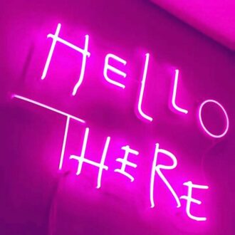 Hello There Neon Sign | Decor Your Bars, Restaurants, Pubs