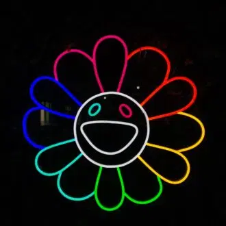 Alternative view of Murakami Flower Neon Sign