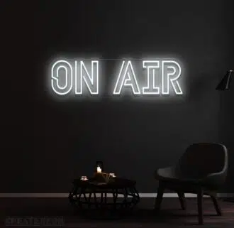 Alternative view of ON AIR Neon Sign