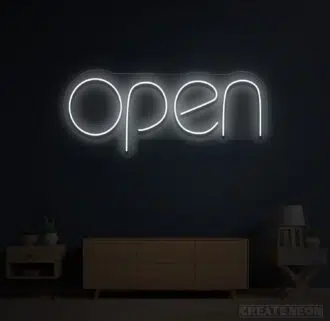 open Light Neon Sign - Best Custom LED Neon Lights