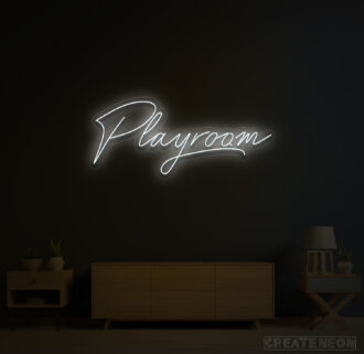 Alternative view of Playroom Neon Sign