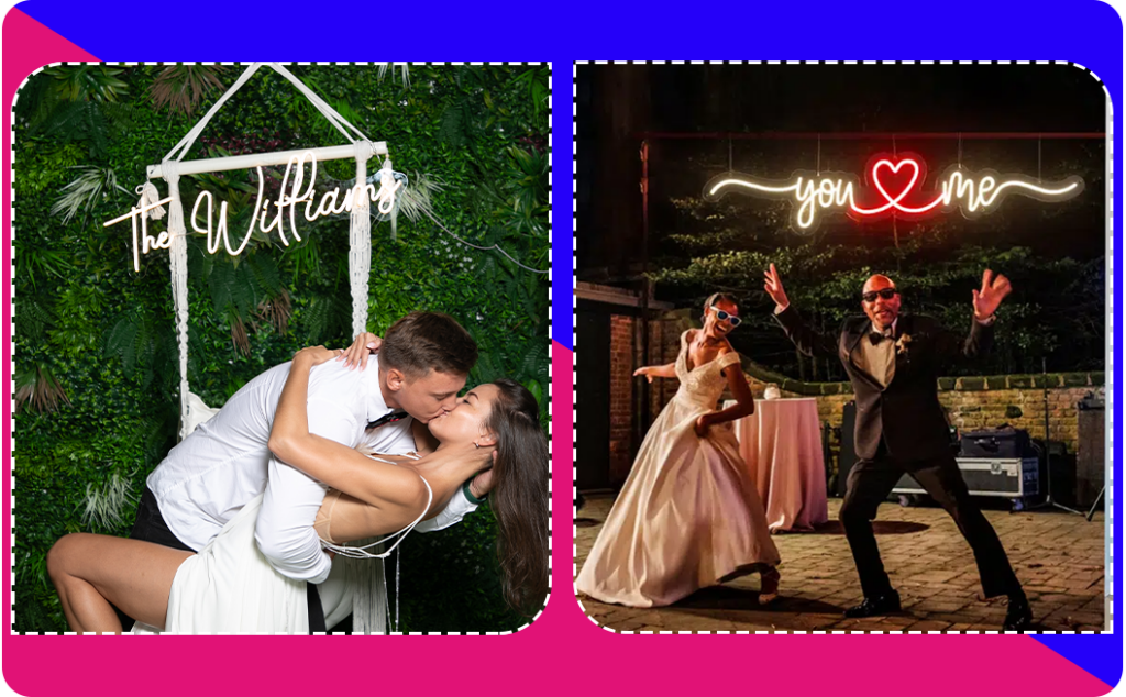 i love you neon sign