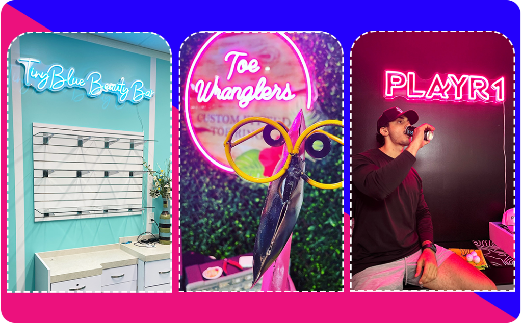 outdoor neon signs