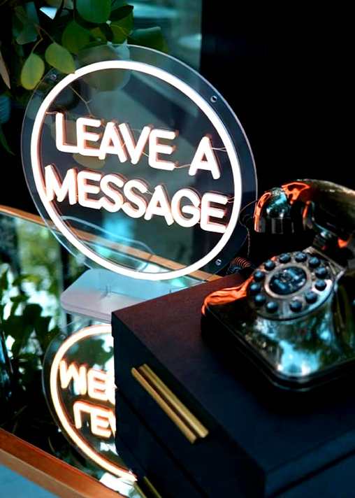 logo neon sign
