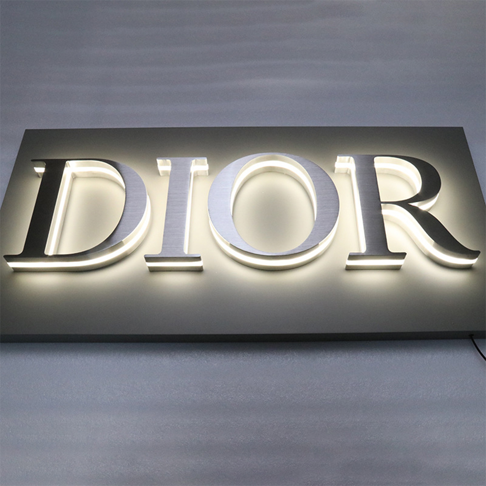 side lit illuminated sign by createneon for commercial use